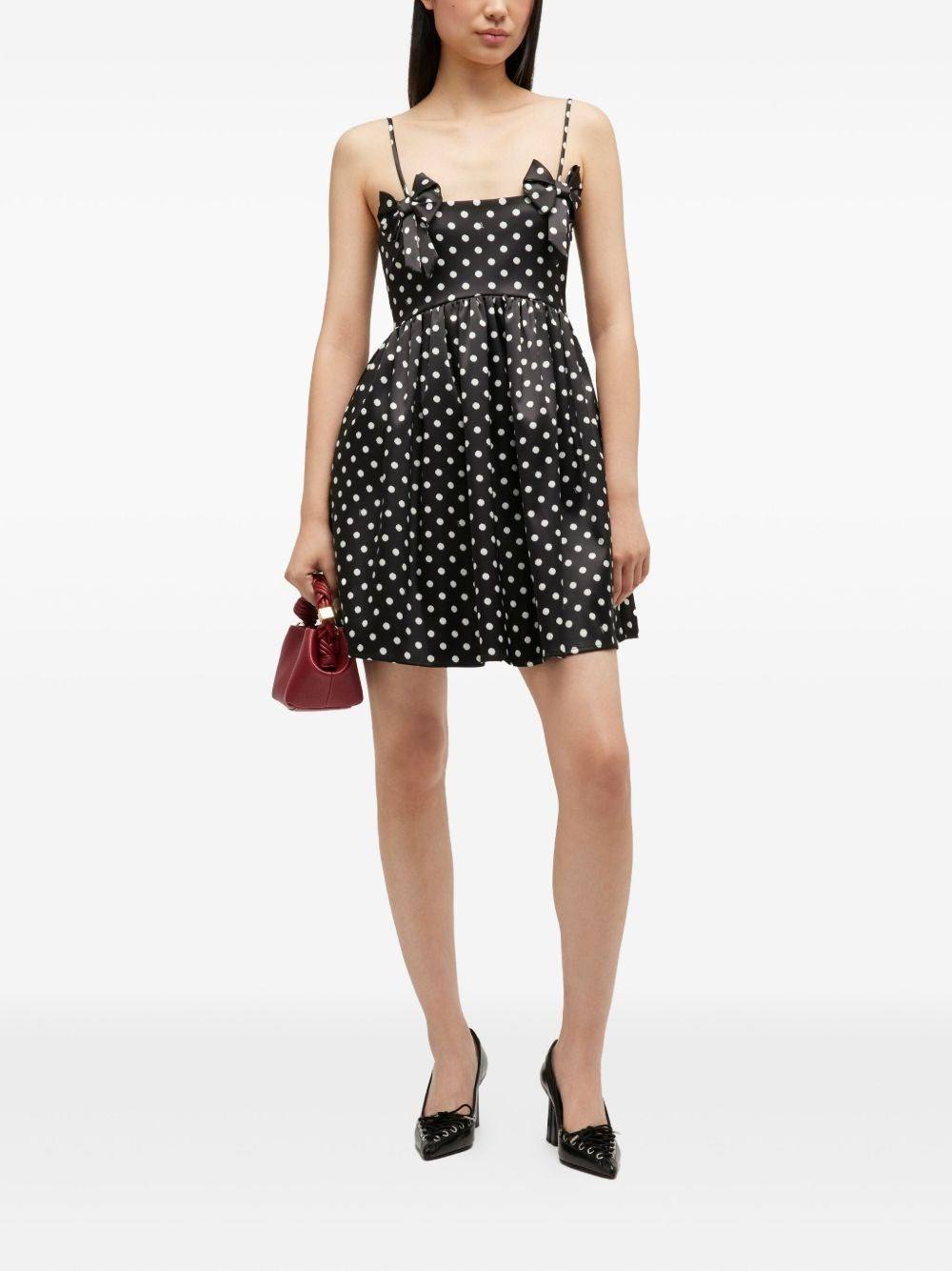 Ganni Women Polka Dot Mini Dress GANNI