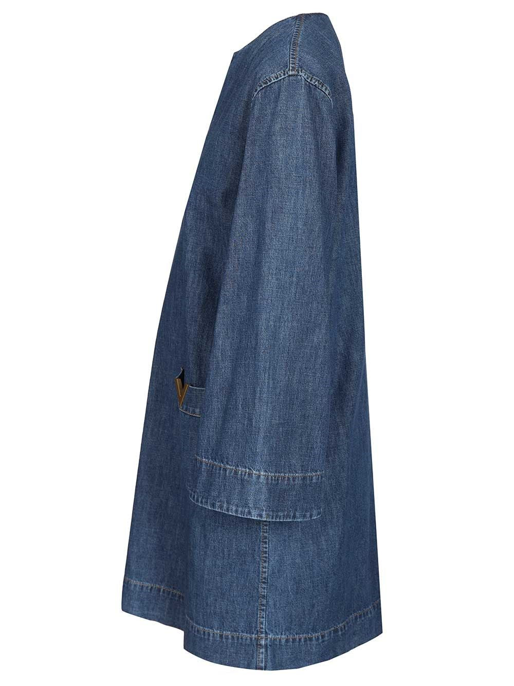 Valentino Garavani Women Chambray Denim Dress VALENTINO GARAVANI