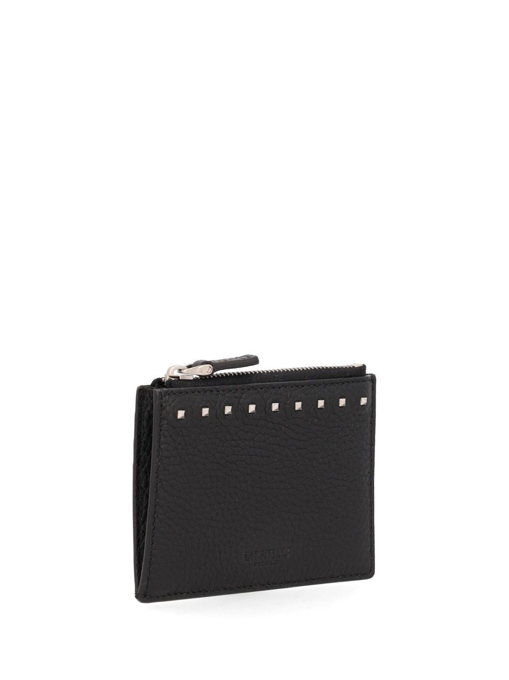 Valentino Garavani Men "Rockstud" Coin And Card Holder VALENTINO GARAVANI