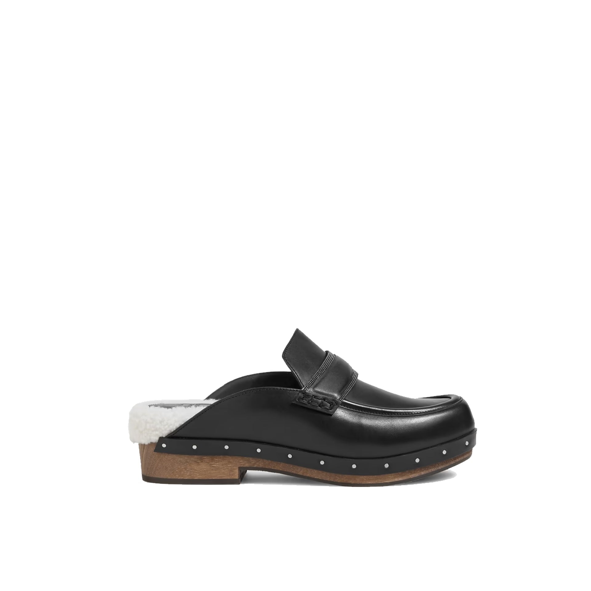 Brunello Cucinelli Leather Clogs Mules Women BRUNELLO CUCINELLI