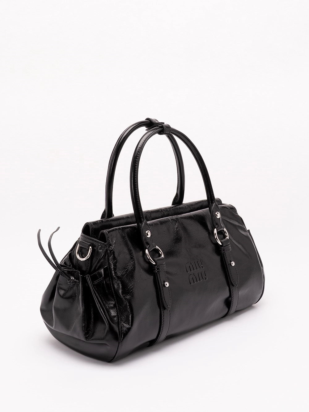Miu Miu Women Shiny Leather Handbag MIU MIU