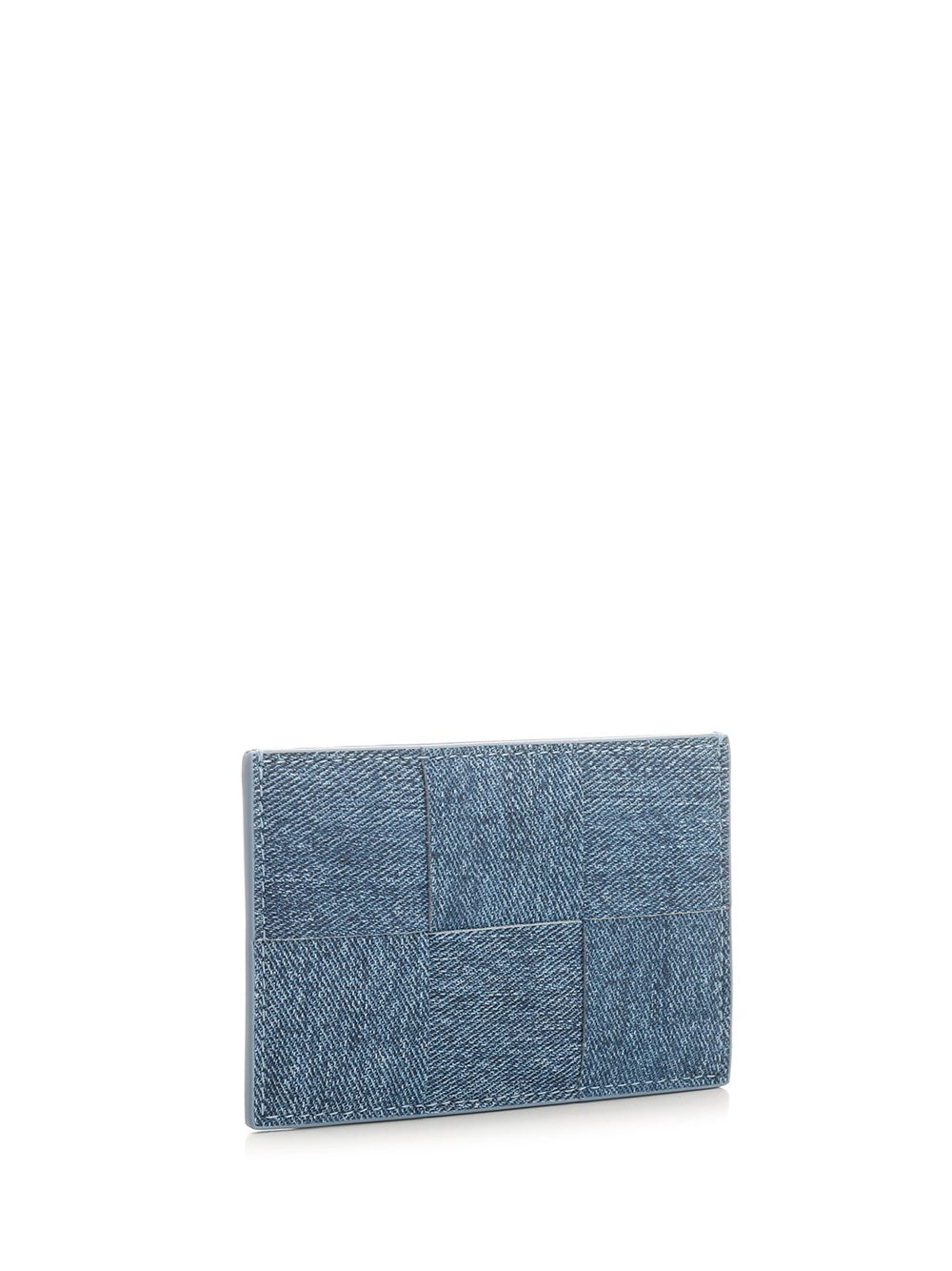 Bottega Veneta Men "Cassette" Card Holder In Denim BOTTEGA VENETA