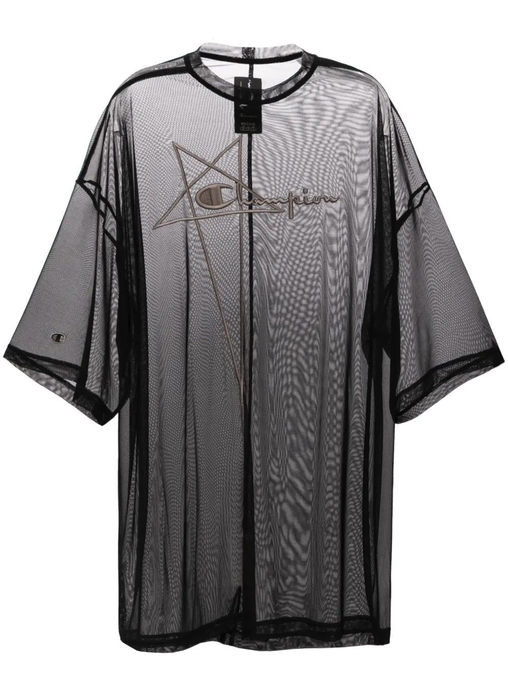 Rick Owens X Champion Men Tommy Mesh T-Shirt RICK OWENS