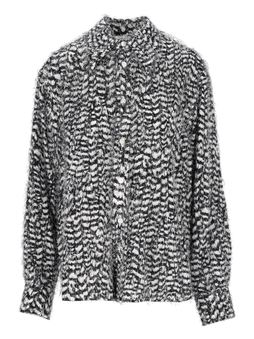 Bottega Veneta Women Viscose Shirt With Fil Coupé Feathers BOTTEGA VENETA