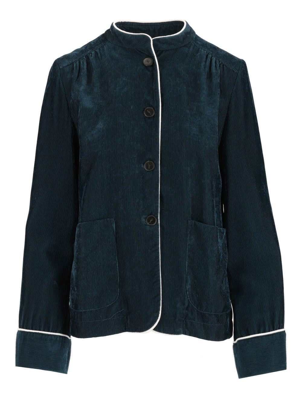 Forte_Forte Women Two-Thousand-Striped "Jade" Jacket FORTE FORTE