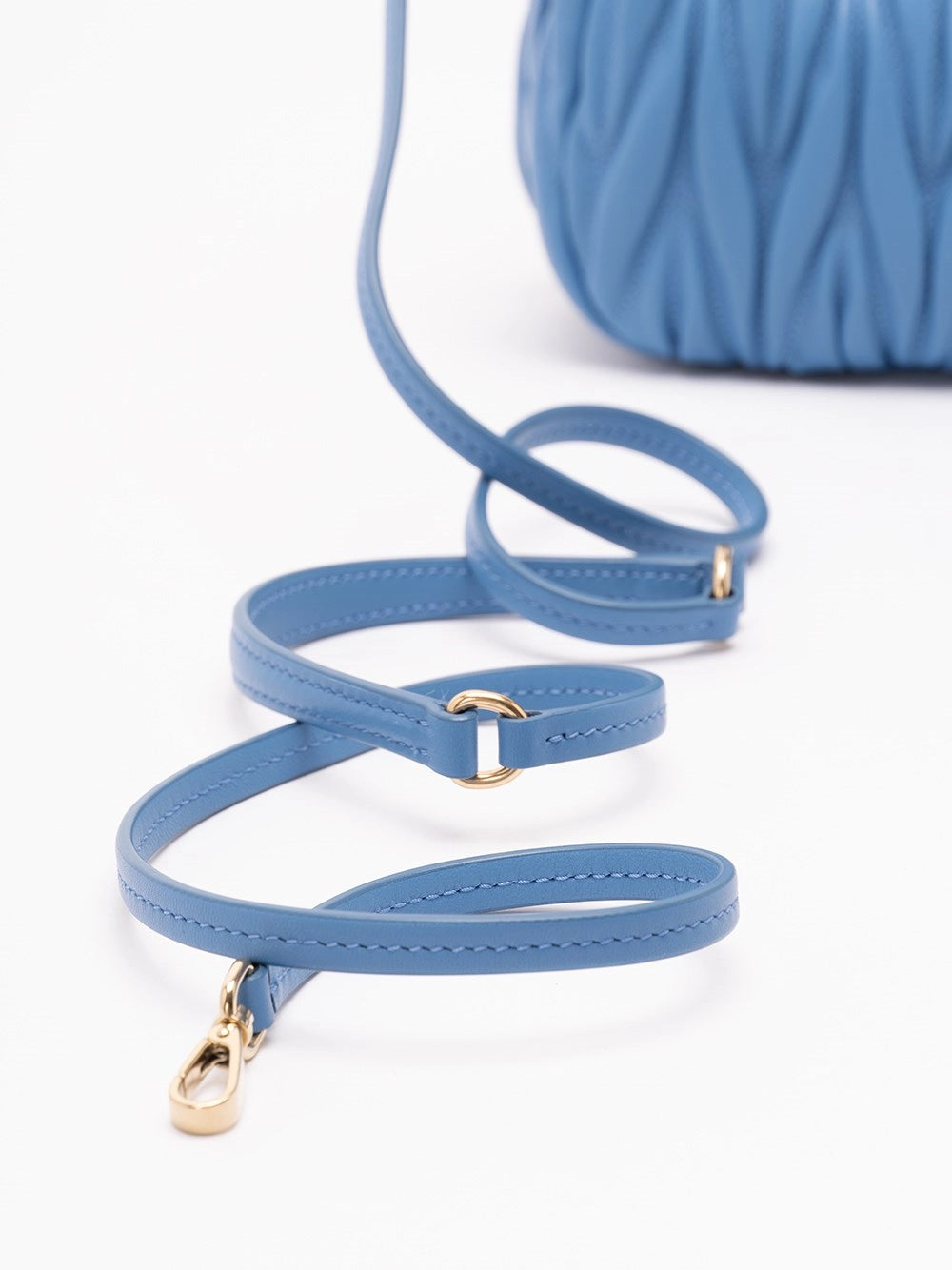 Miu Miu Women `Wander` Matelassé Leather Hobo Bag MIU MIU