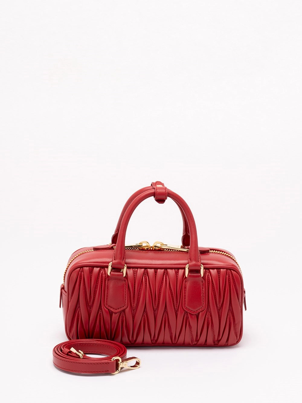 Miu Miu Women `Arcadie` Matelassé Nappa Leather Bag MIU MIU