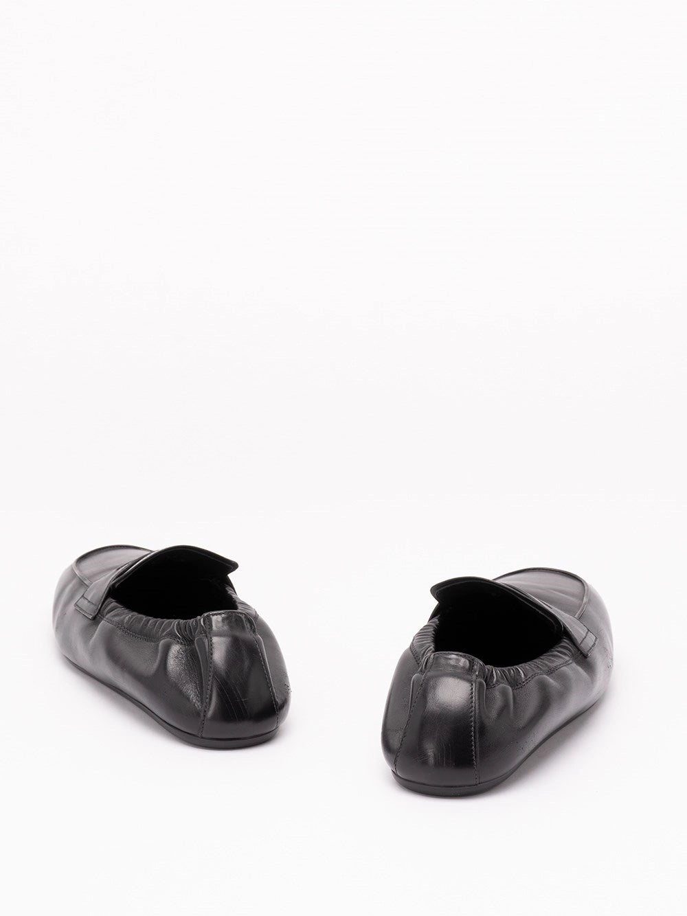 Prada Men Shuffle Antiqued Leather Loafers PRADA