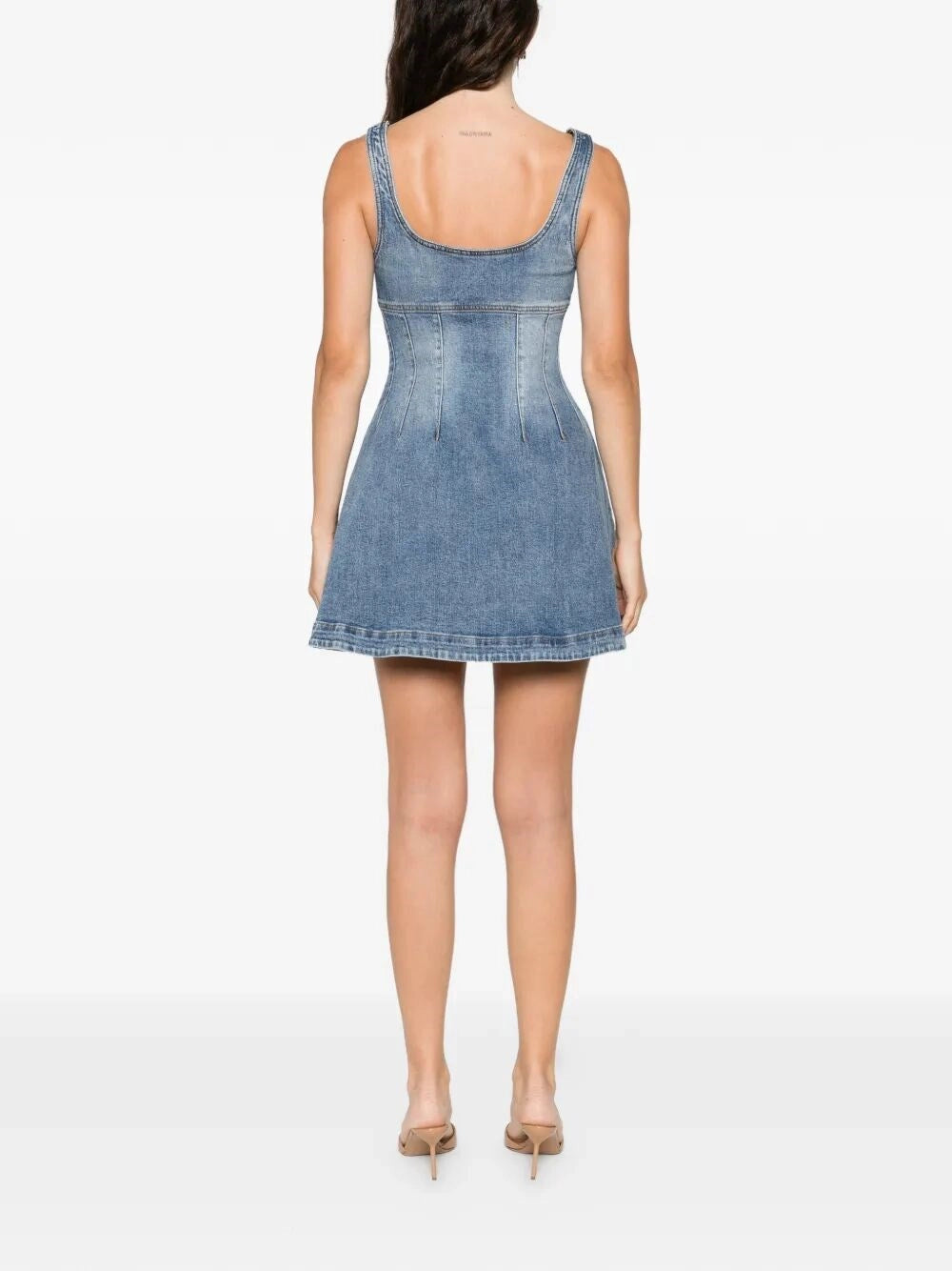 Self-Portrait Women Denim Mini Dress SELF-PORTRAIT