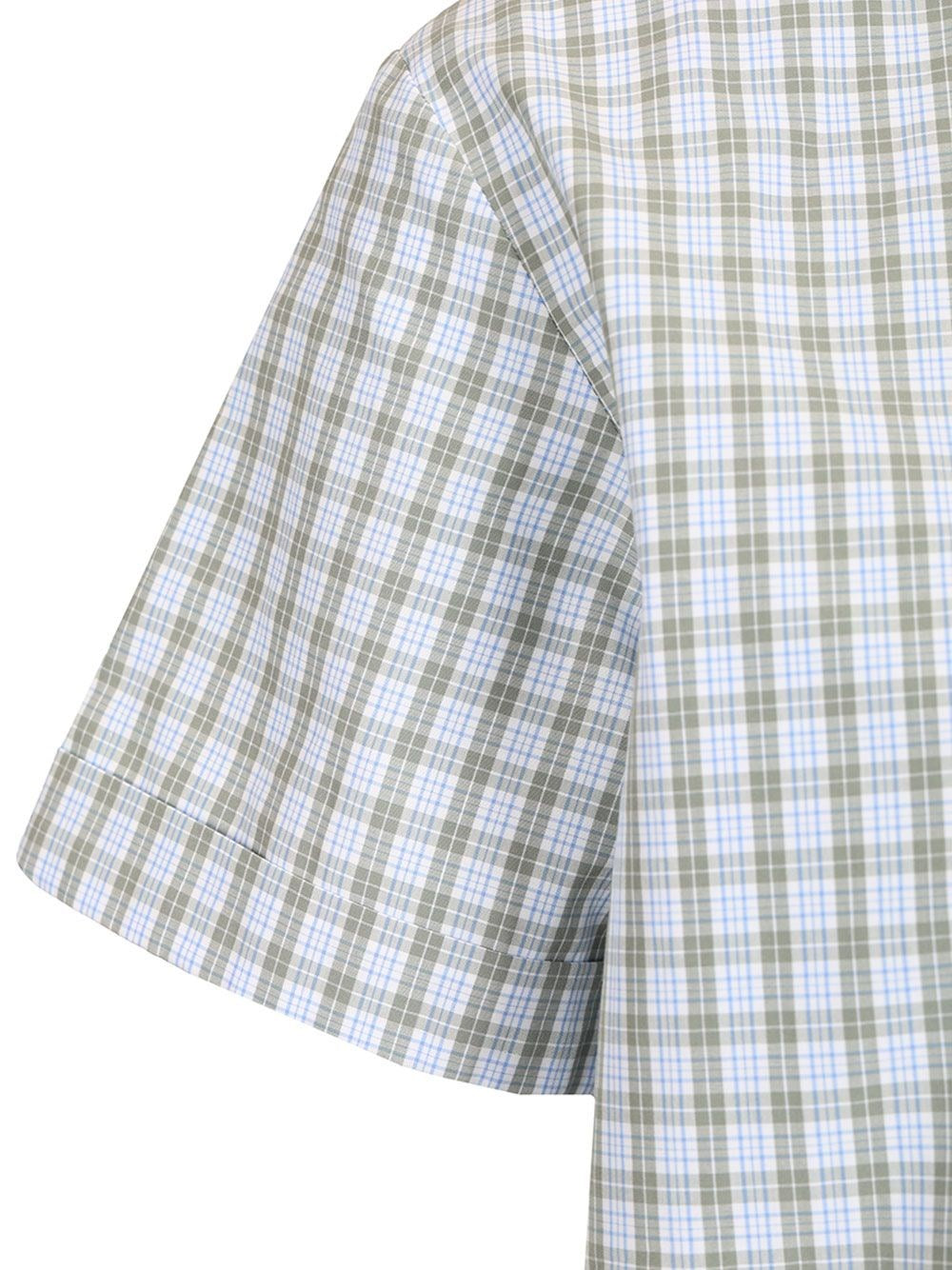 Miu Miu Women Checked Poplin Shirt MIU MIU