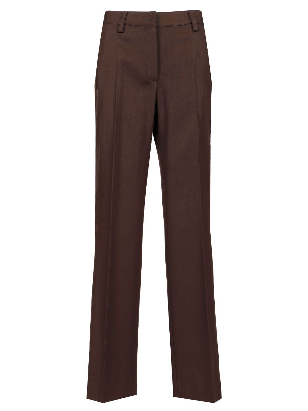 Off-White Women Wool Wide Leg Trousers OFF-WHITE