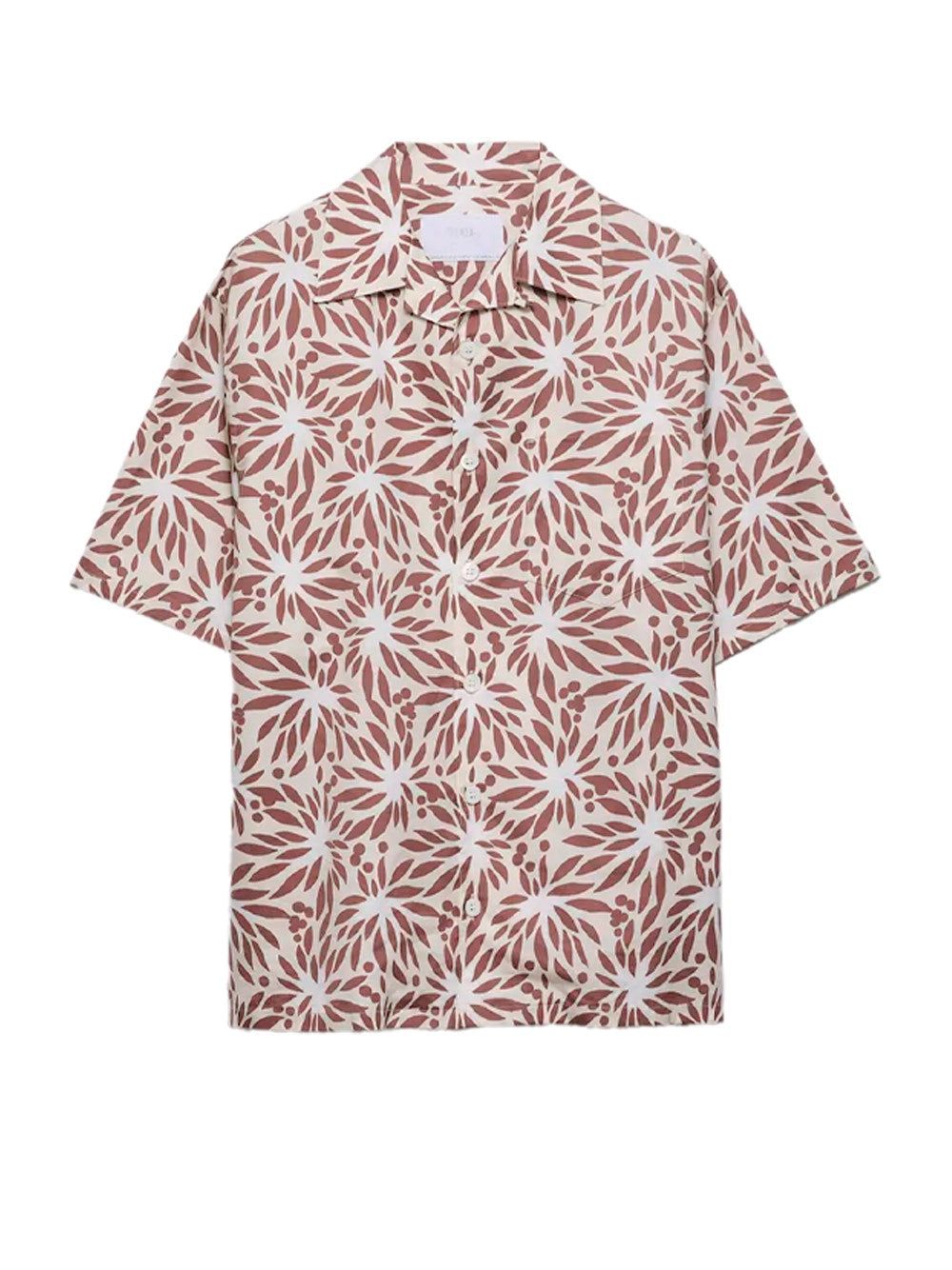 Prada Men Striped Cotton And Silk `Bowling` Shirt PRADA