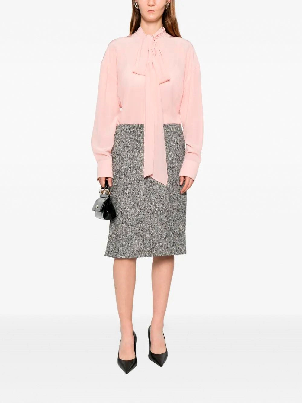 Gucci Women Crepe De Chine Bio Silk Shirt GUCCI