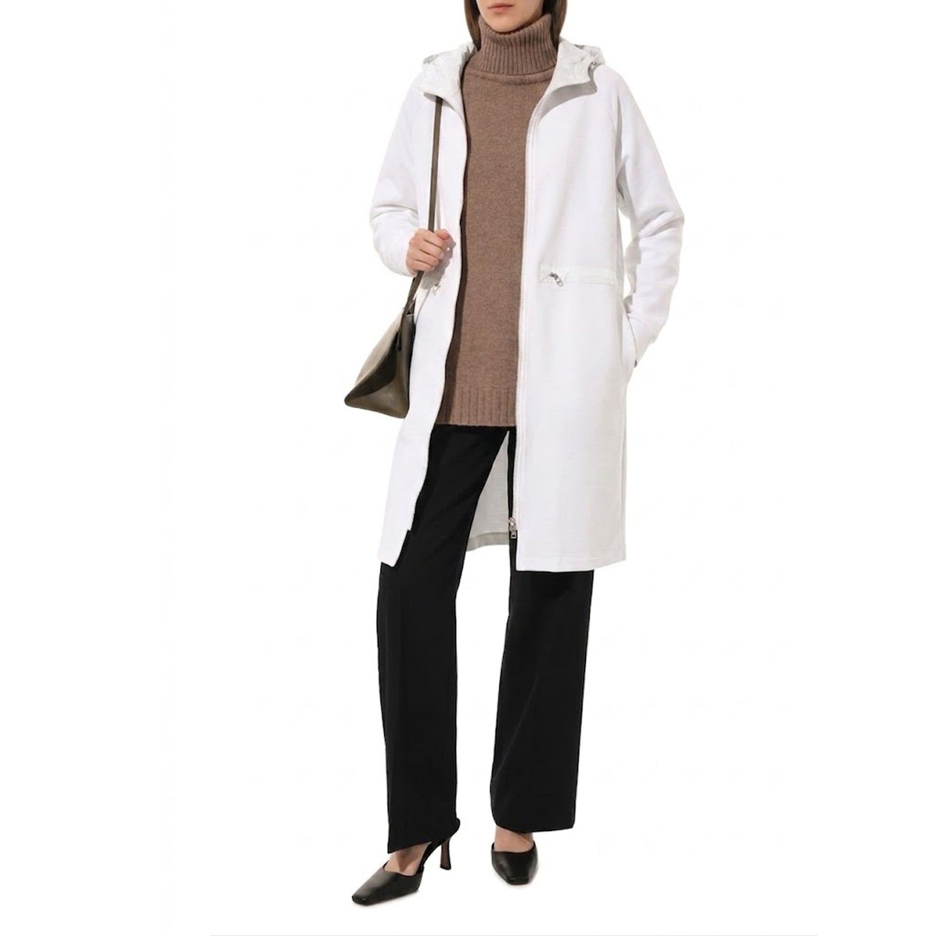 Herno Long Hooded Zip Coat Women HERNO