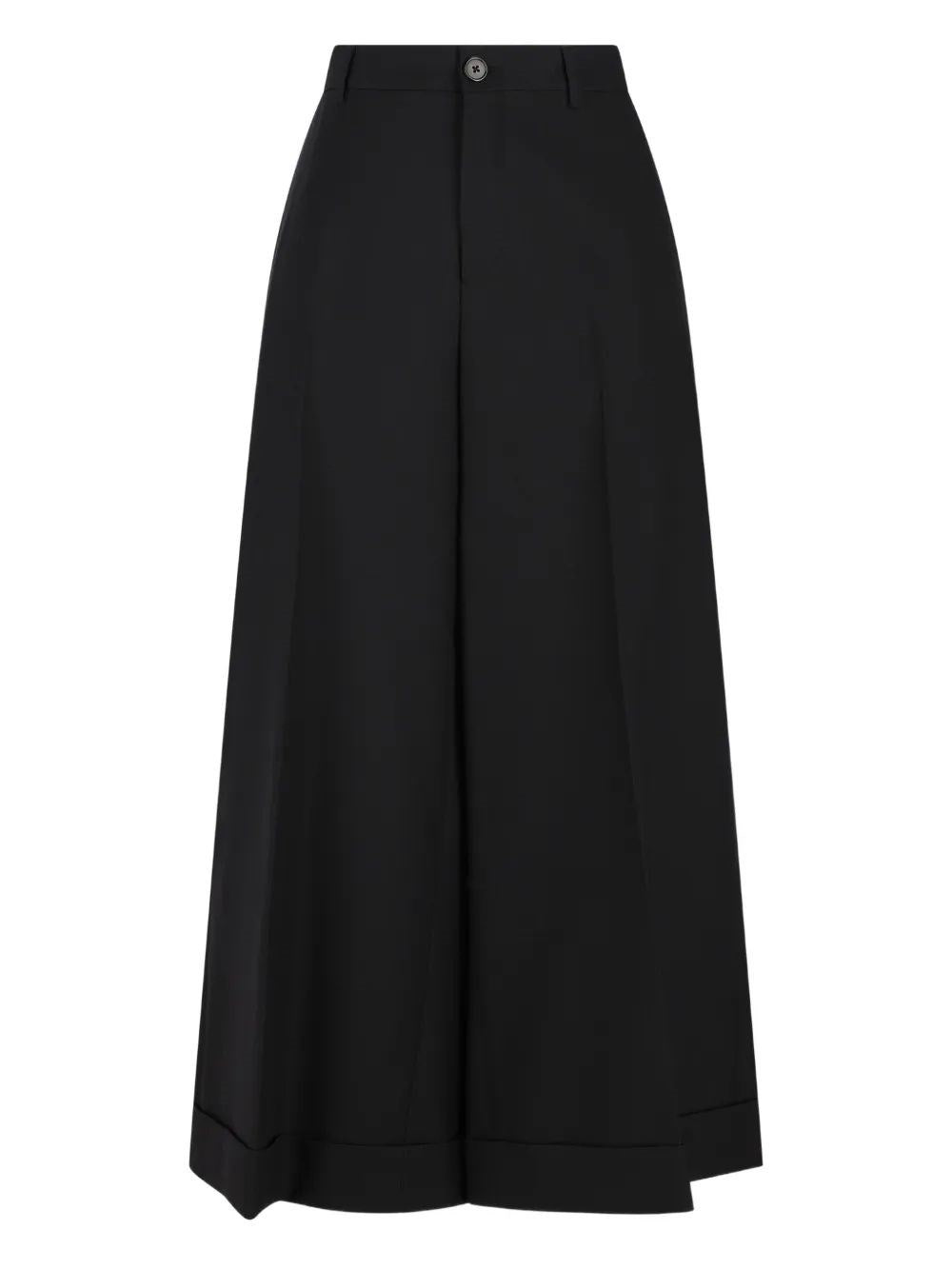 Celine Women Wool Gabardine Dock Trousers CELINE