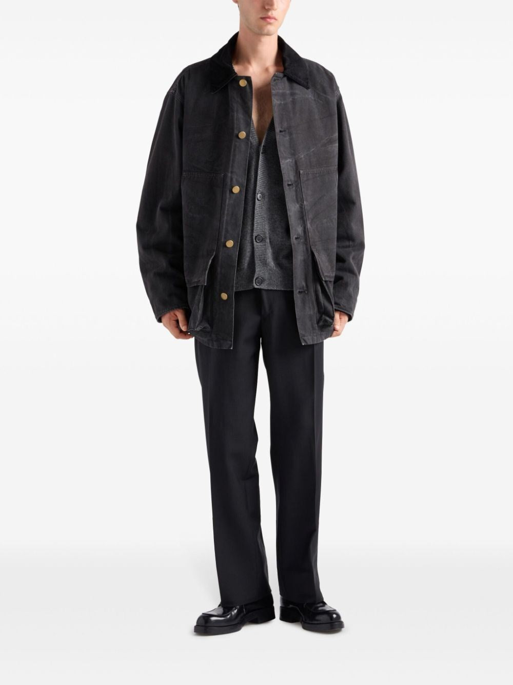 Prada Men Wool And Mohair Pants PRADA