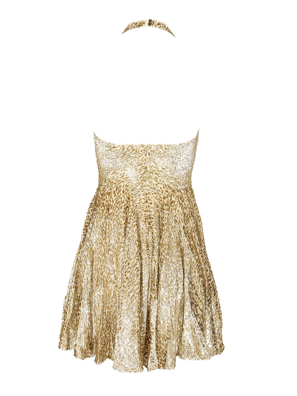 Self-Portrait Women Coupe Gold Thread Mini Dress SELF-PORTRAIT