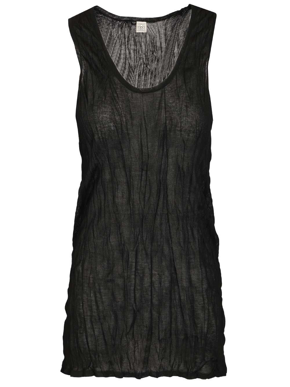 Toteme Women Crinkled Knit Tank TOTEME