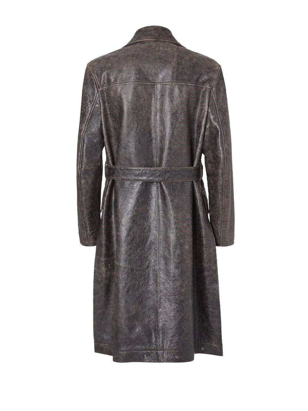 Fendi Men Leather Trench FENDI