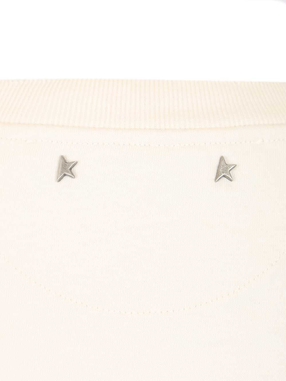 Golden Goose Women Cotton T-Shirt With Print GOLDEN GOOSE