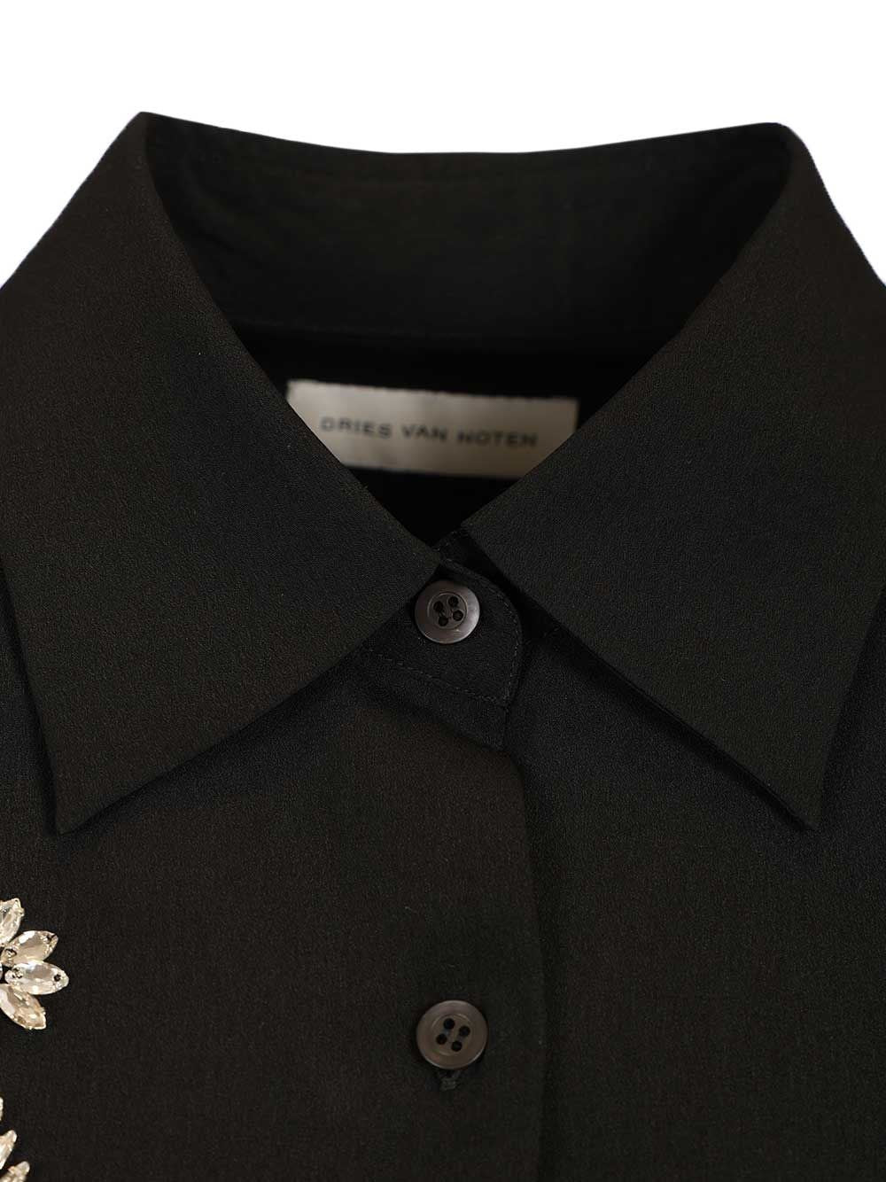 Dries Van Noten Women Oversized Shirt With Crystals DRIES VAN NOTEN