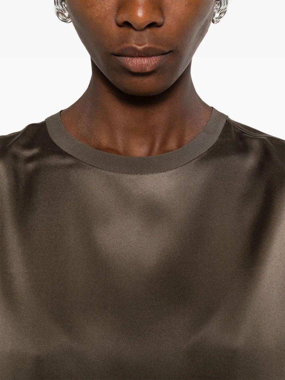 Brunello Cucinelli Women Silk Top BRUNELLO CUCINELLI