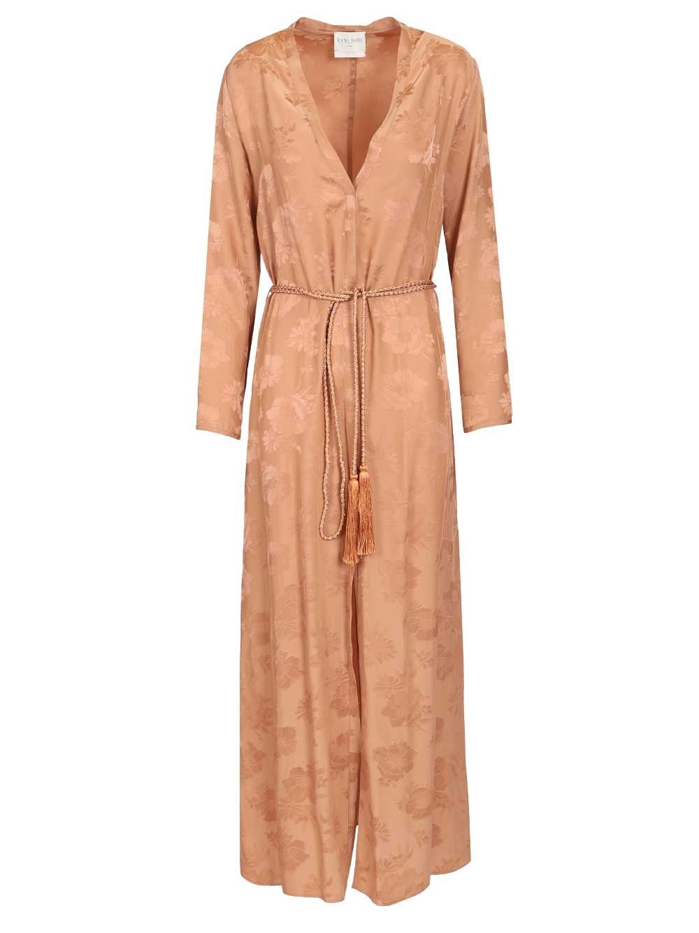 Forte_Forte Women Fluid Bouquet Jacquard Long Sleeves Dress FORTE FORTE