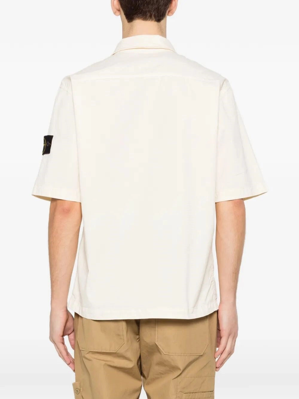 Stone Island Men Garment Dyed Shirt STONE ISLAND