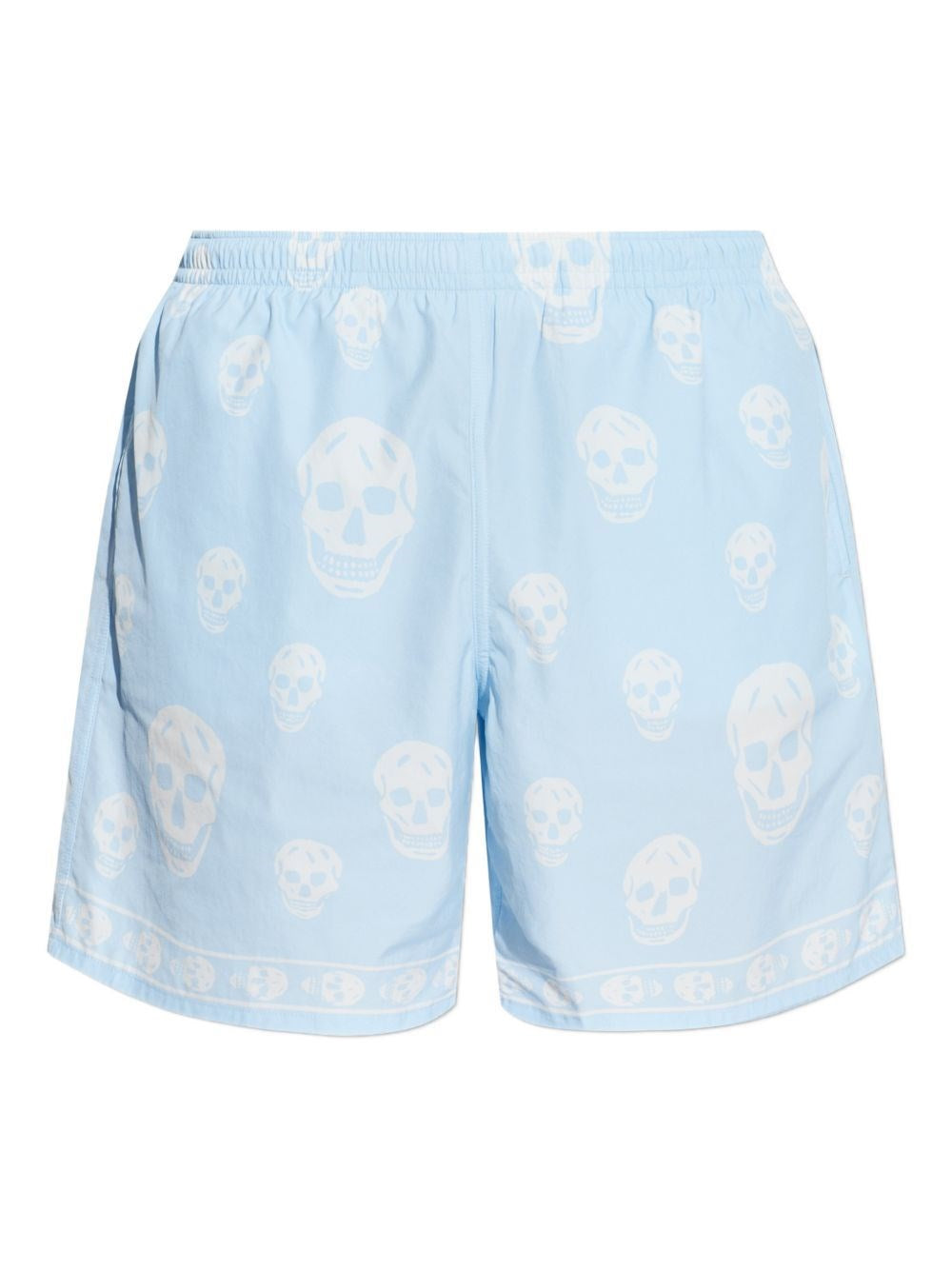 Mcqueen Men Swim Shorts With Skull Motif ALEXANDER MCQUEEN