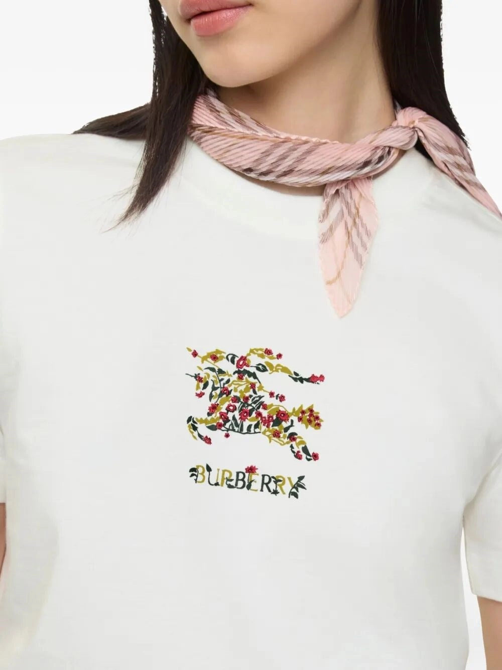 Burberry Women `Frankie Ekd Flower` T-Shirt BURBERRY
