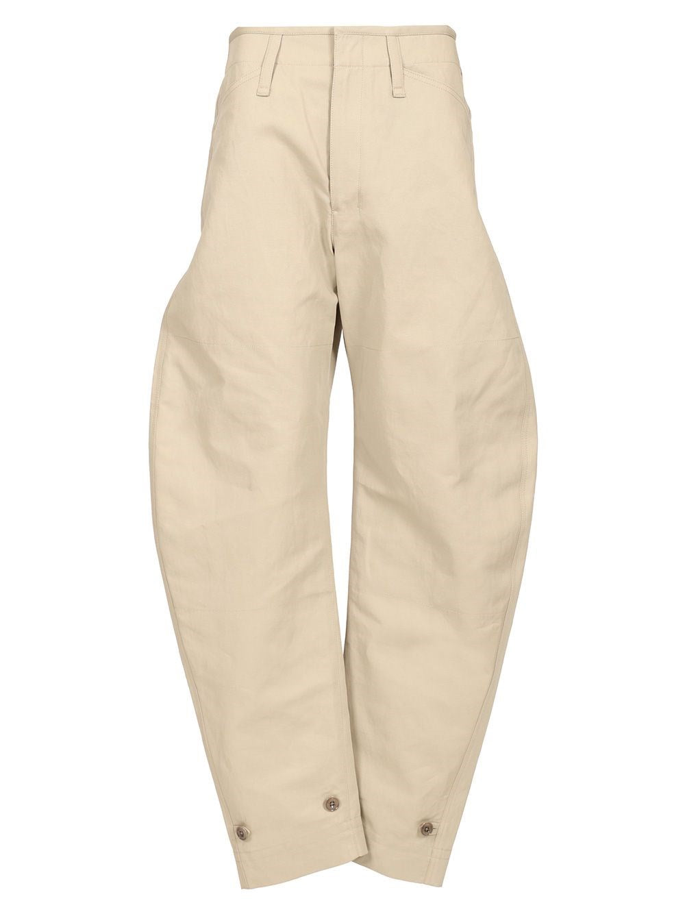 Lemaire Women Cotton And Linen Pants LEMAIRE