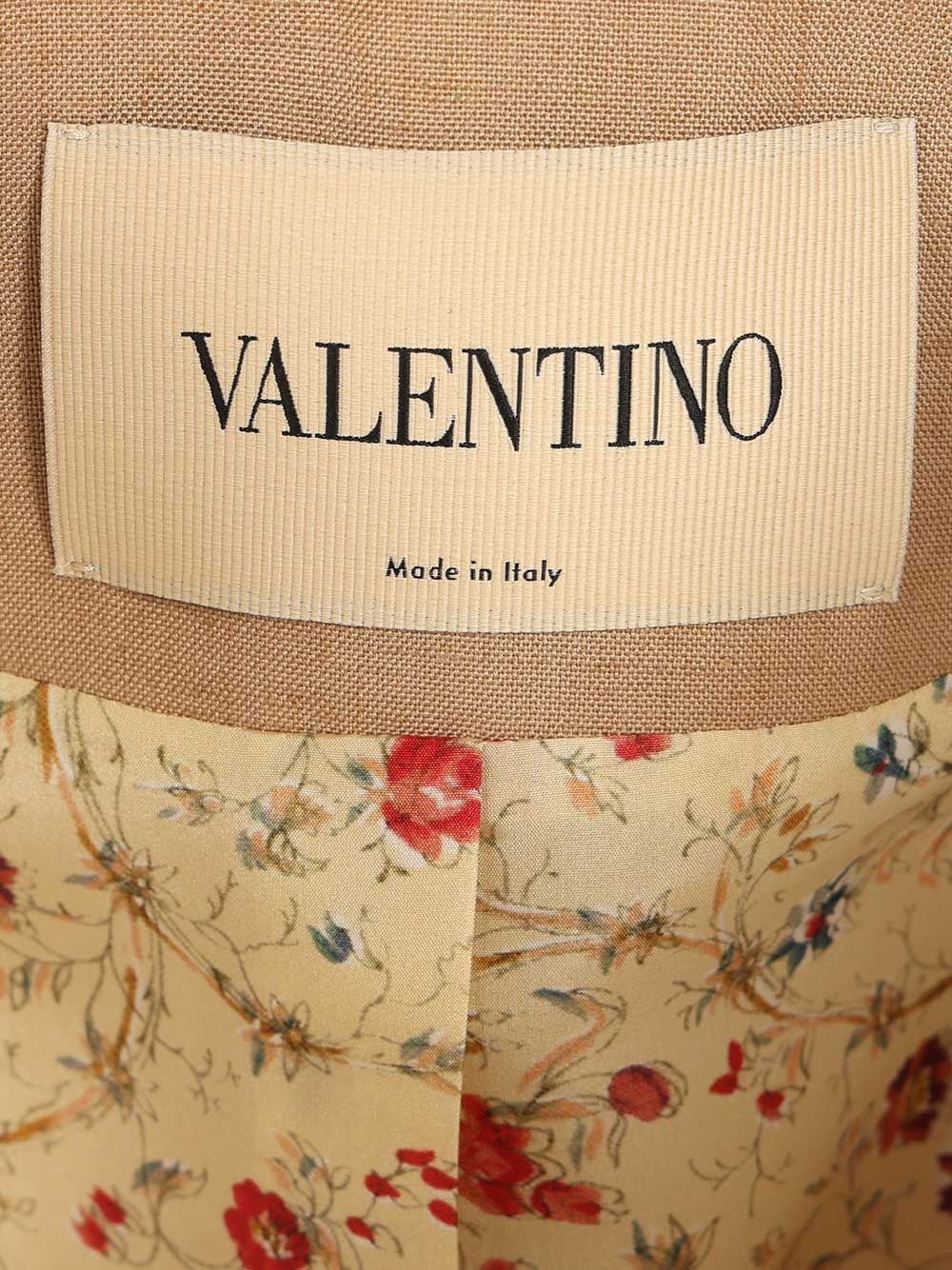 Valentino Garavani Women Embroidered Twill Jacket With Belt VALENTINO GARAVANI