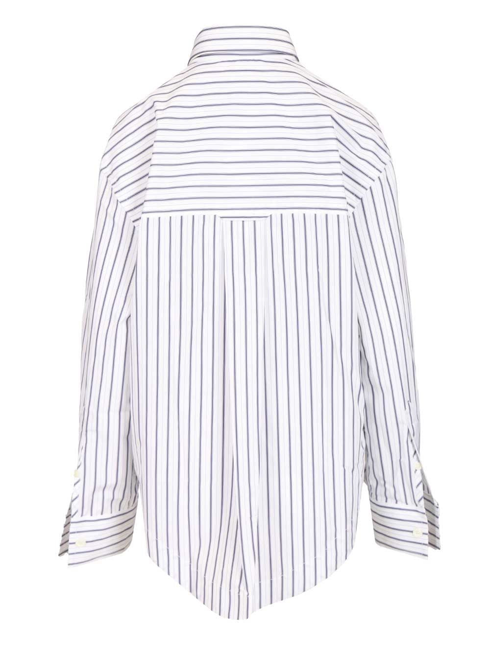 Ami Women Wide Striped Shirt AMI PARIS