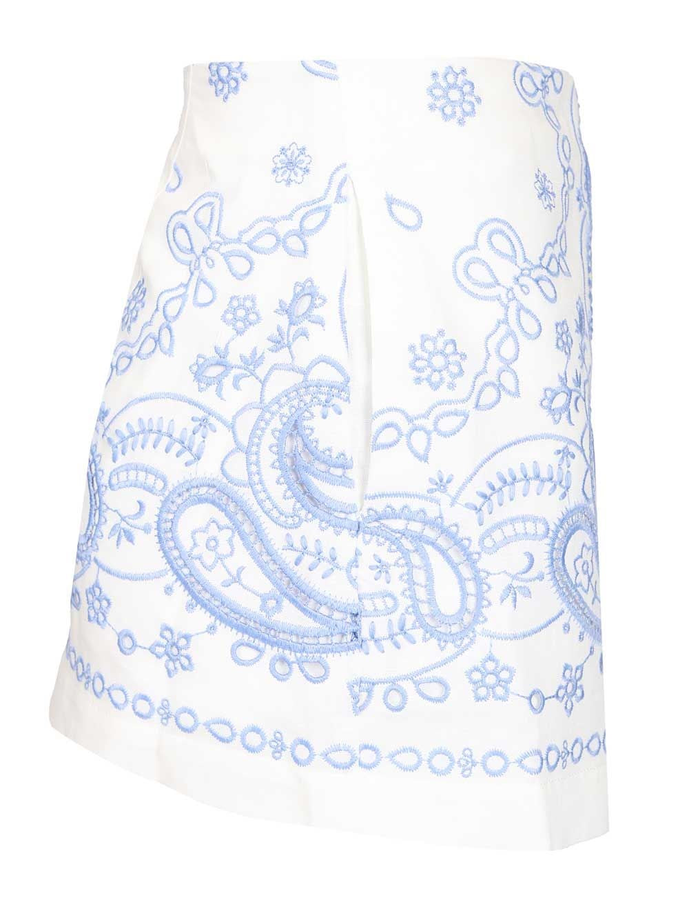 Self-Portrait Women Linen Shorts SELF-PORTRAIT