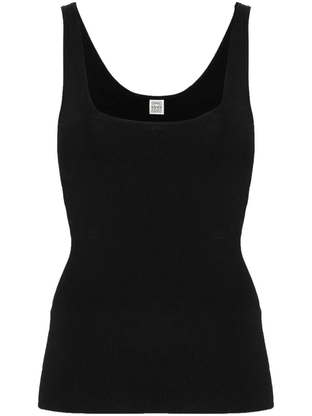 Toteme Women Compact Knit Tank Black TOTEME