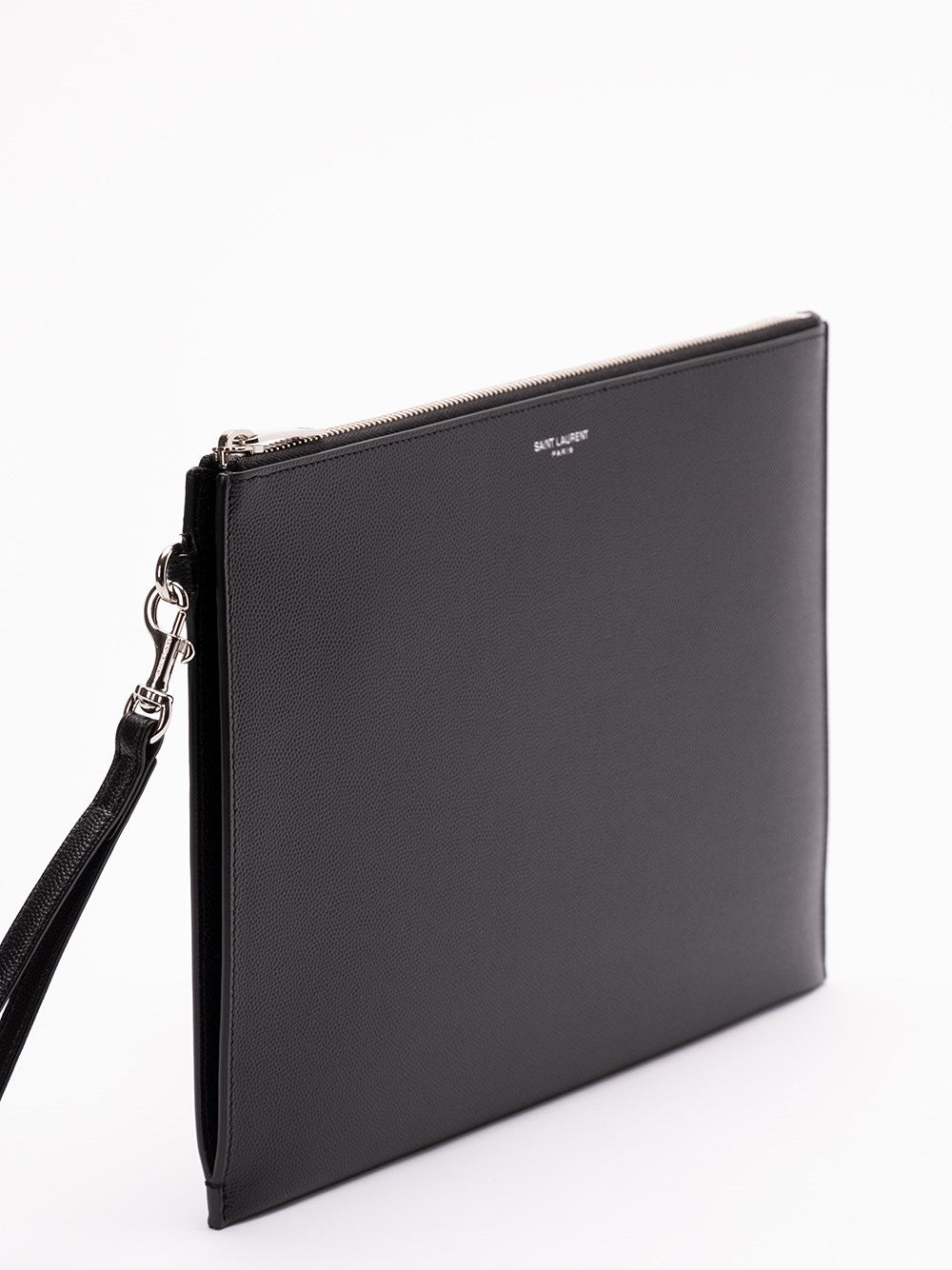 Saint Laurent Men `Saint Laurent Paris` Zipped Tablet Holder SAINT LAURENT