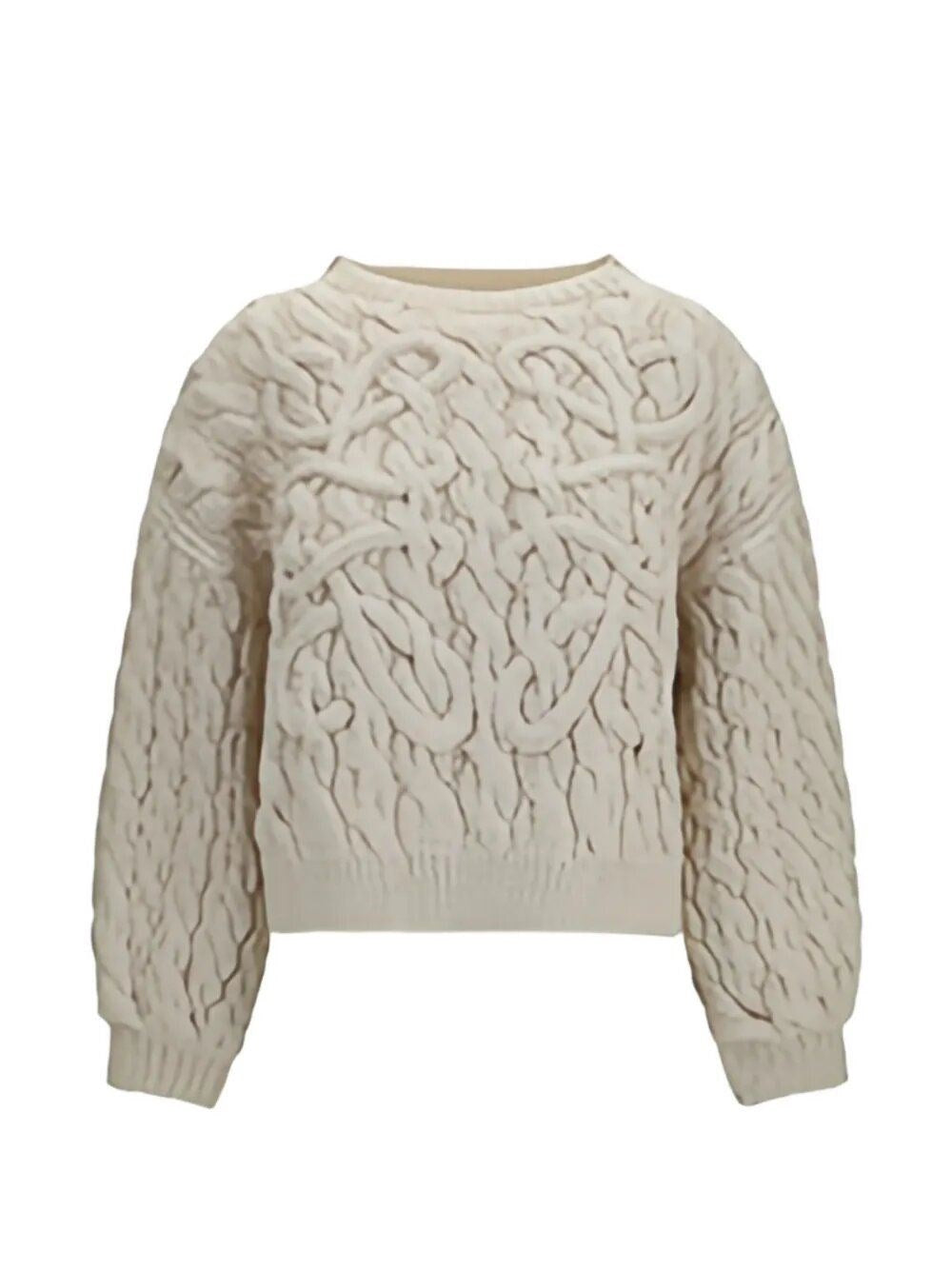 Loewe Paula's Ibiza Women Anagram Sweater In Wool And Cotton Blend LOEWE