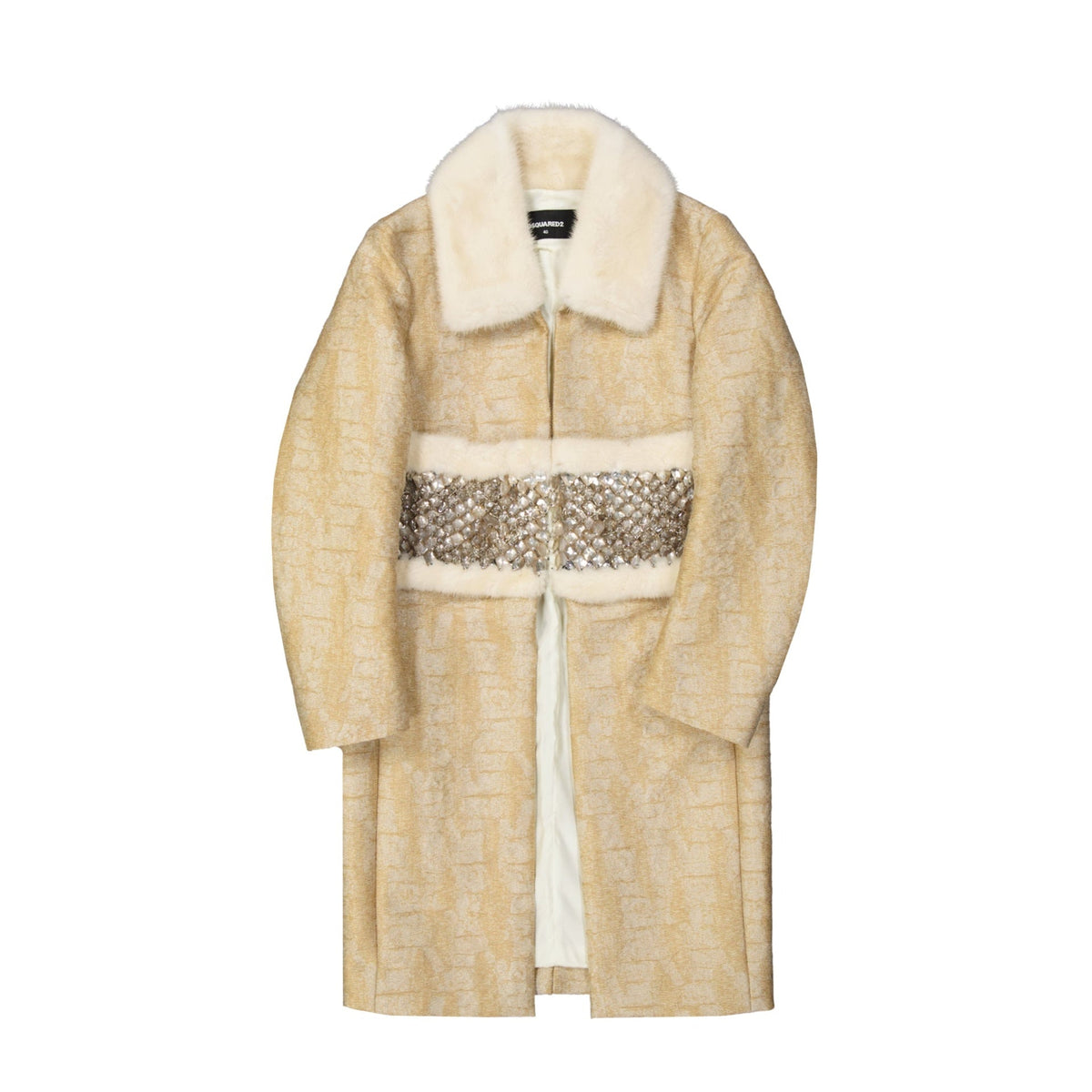 Dsquared2 Crystal Embellished Coat Women DSQUARED2