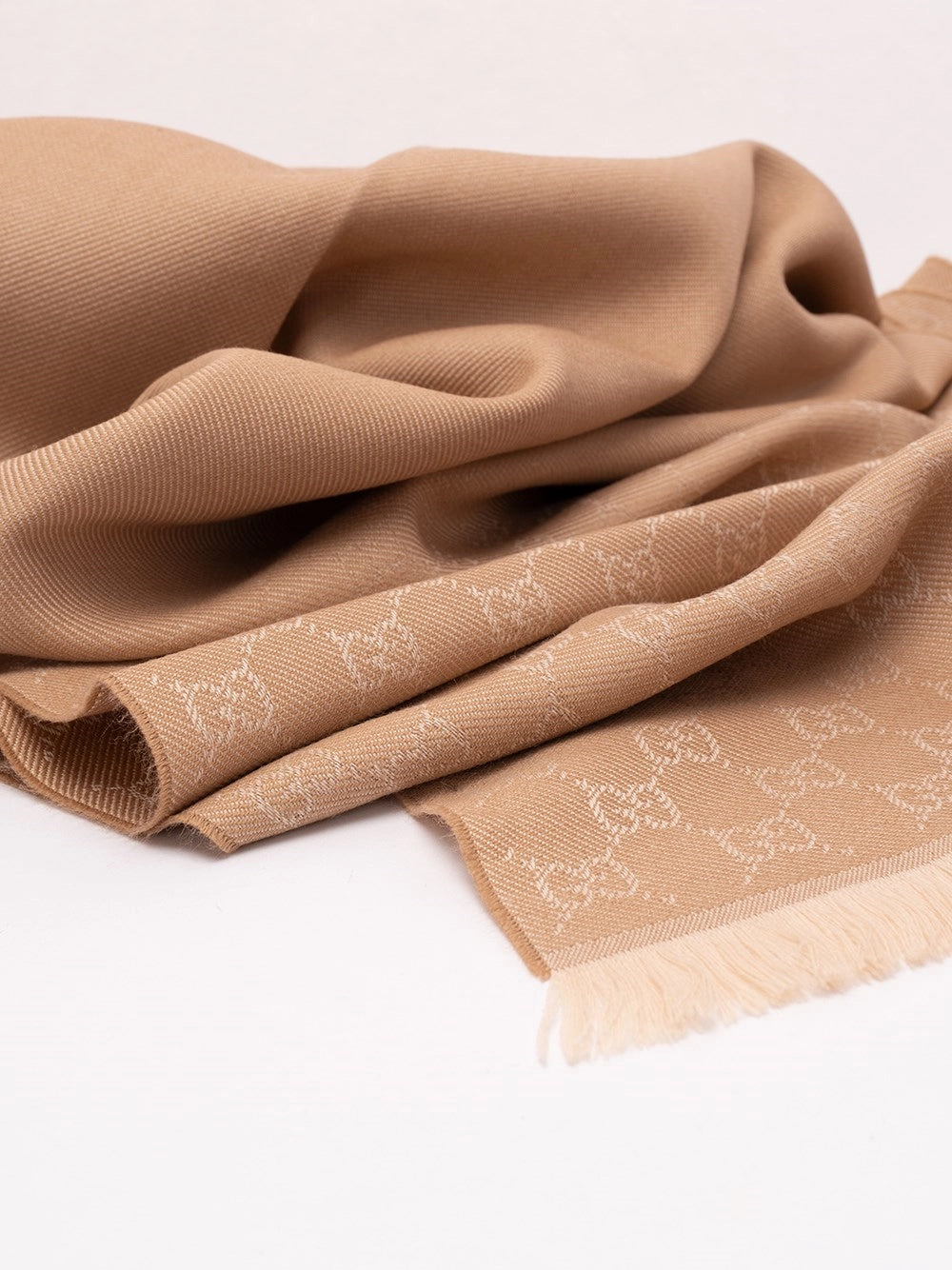 Gucci Women Gg Wool Scarf GUCCI