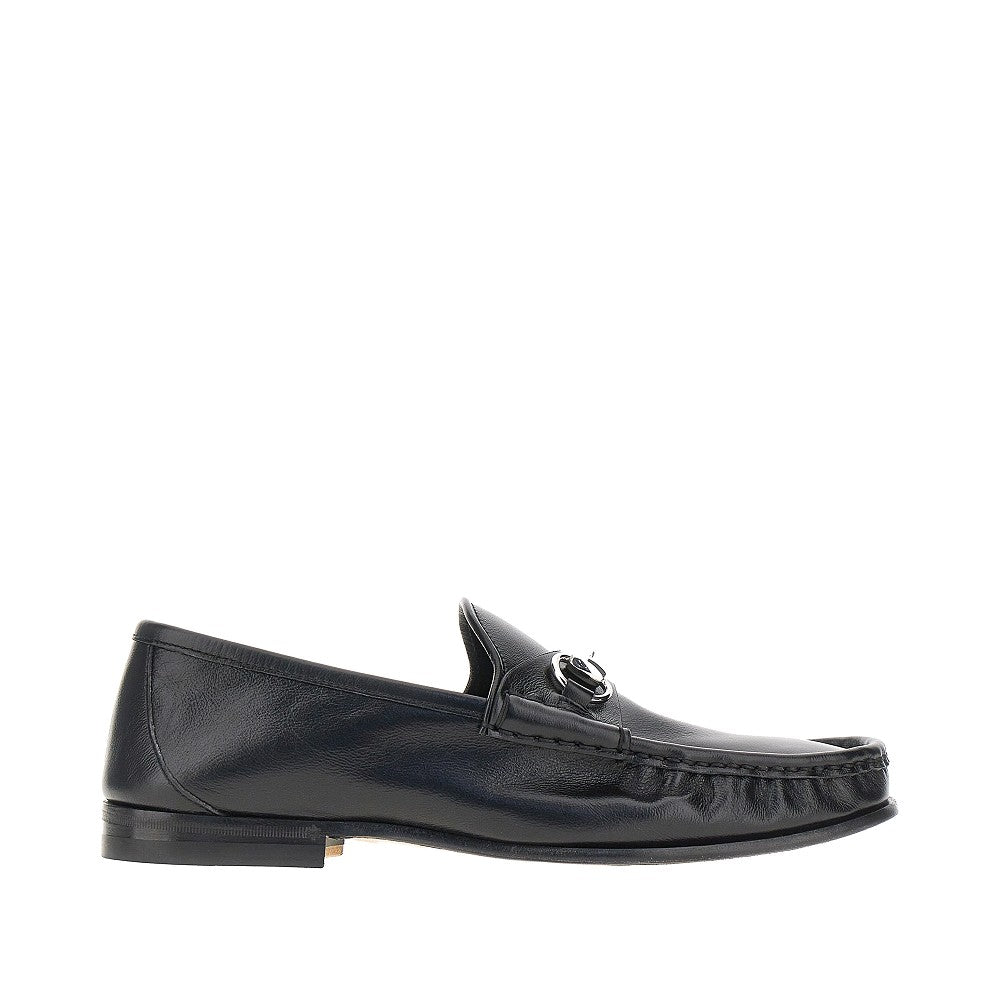Gucci Men Leather 'Lugano' Loafers GUCCI