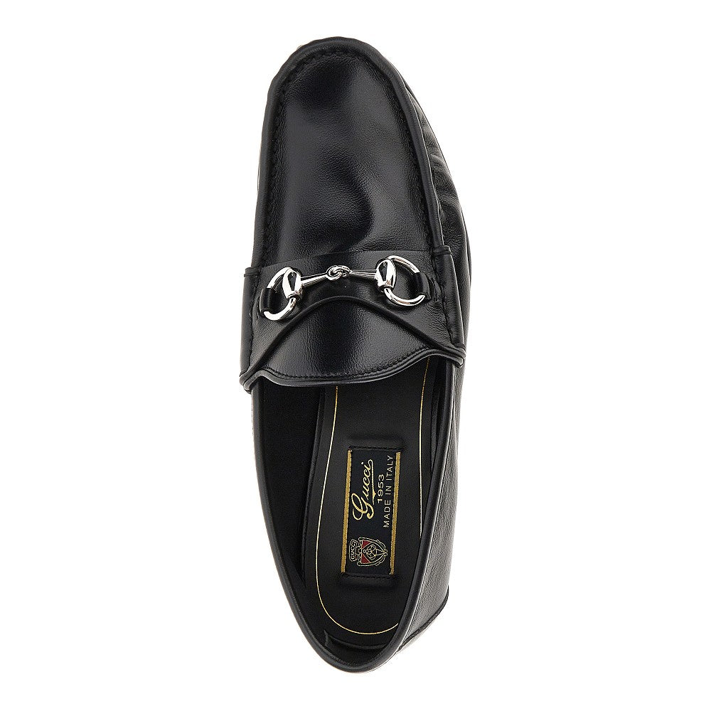 Gucci Men Leather 'Lugano' Loafers GUCCI