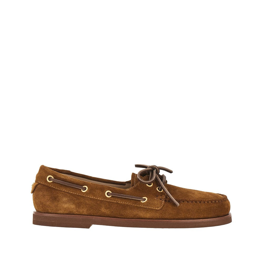 Gianvito Rossi Women 'Vandée' Suede Boat Shoes GIANVITO ROSSI
