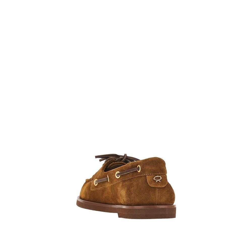 Gianvito Rossi Women 'Vandée' Suede Boat Shoes GIANVITO ROSSI