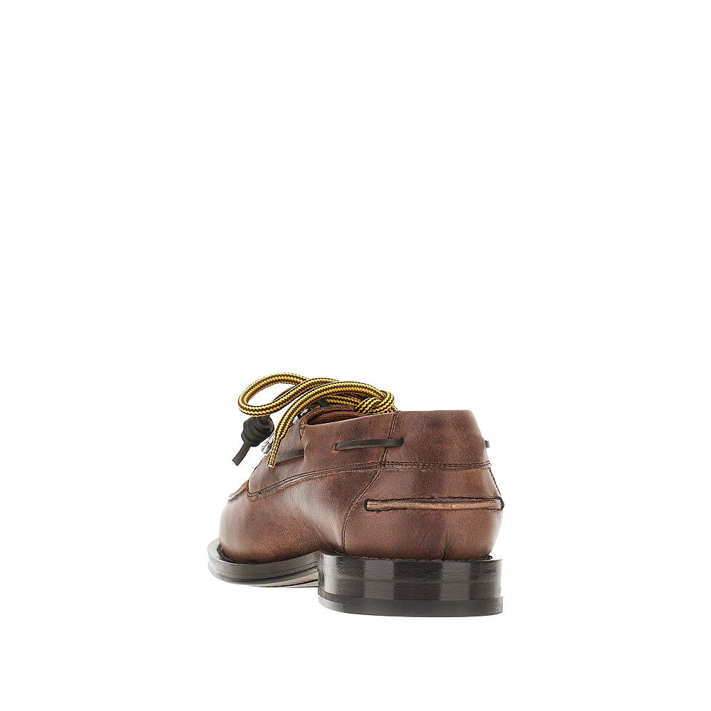 Dsquared2 Men 'D2 Cottage' Leather Boat Shoes DSQUARED2