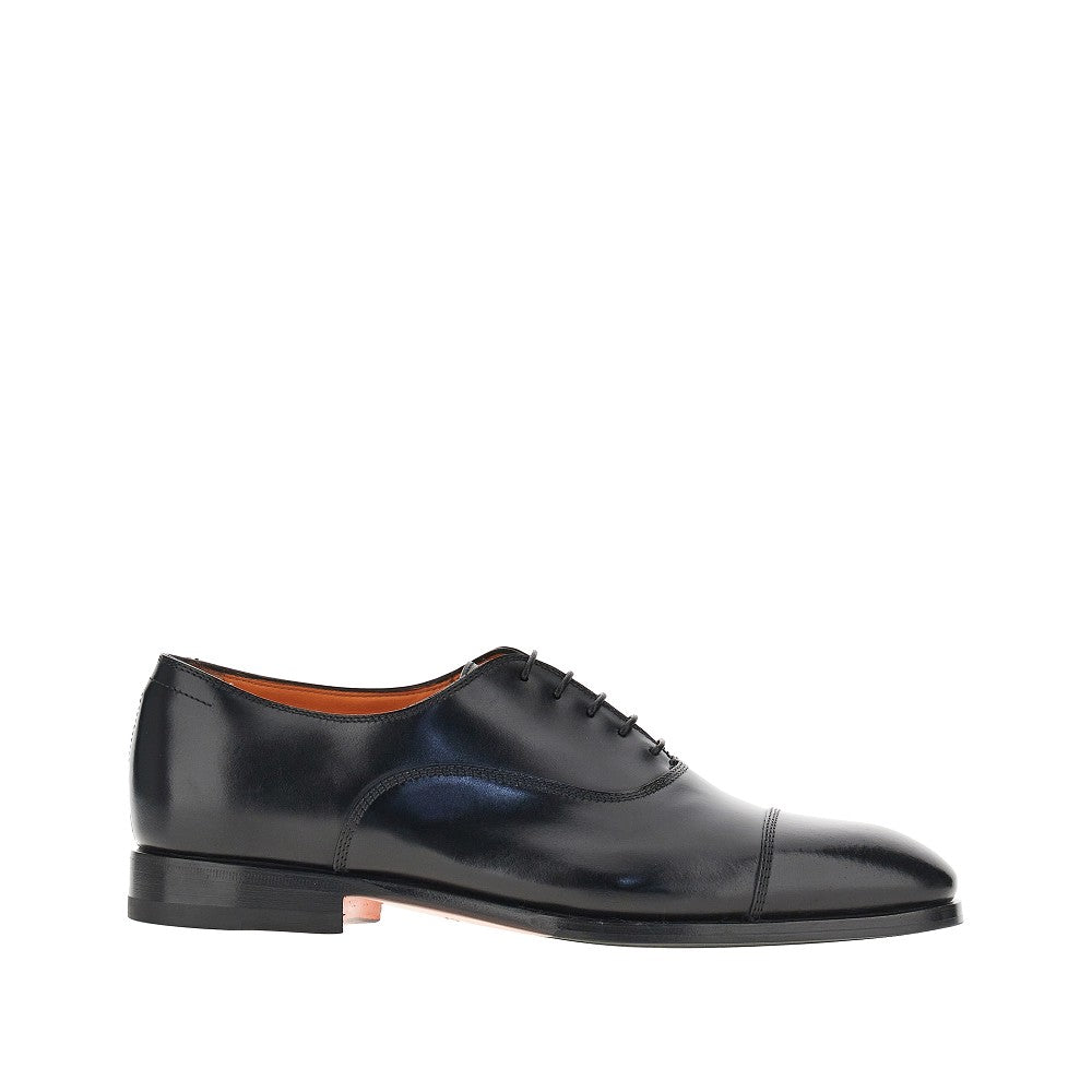 Santoni Men 'Archie' Spazzolato Leather Laced Shoes SANTONI
