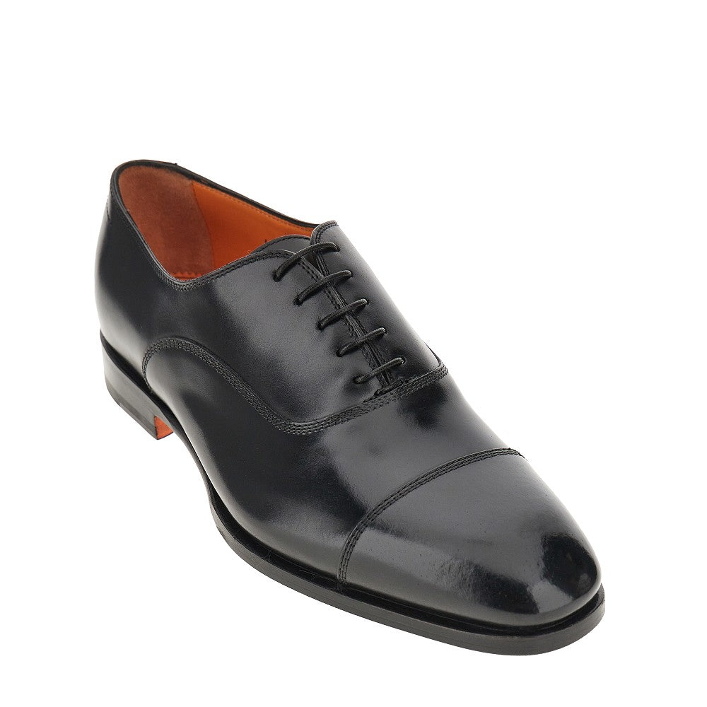 Santoni Men 'Archie' Spazzolato Leather Laced Shoes SANTONI