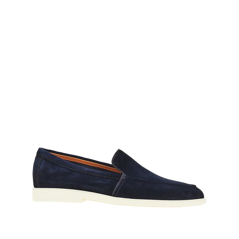 Santoni Men 'Malibu' Suede Leather Loafers SANTONI