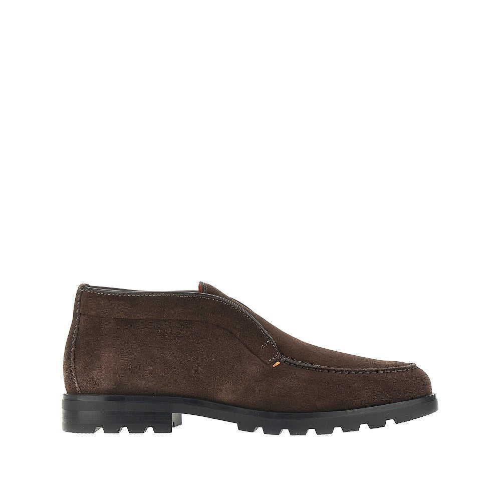 Santoni Men Suede Leather Desert Boots SANTONI