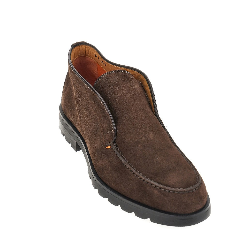 Santoni Men Suede Leather Desert Boots SANTONI