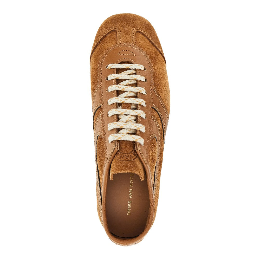 Dries Van Noten Women Suede Leather Sneakers DRIES VAN NOTEN